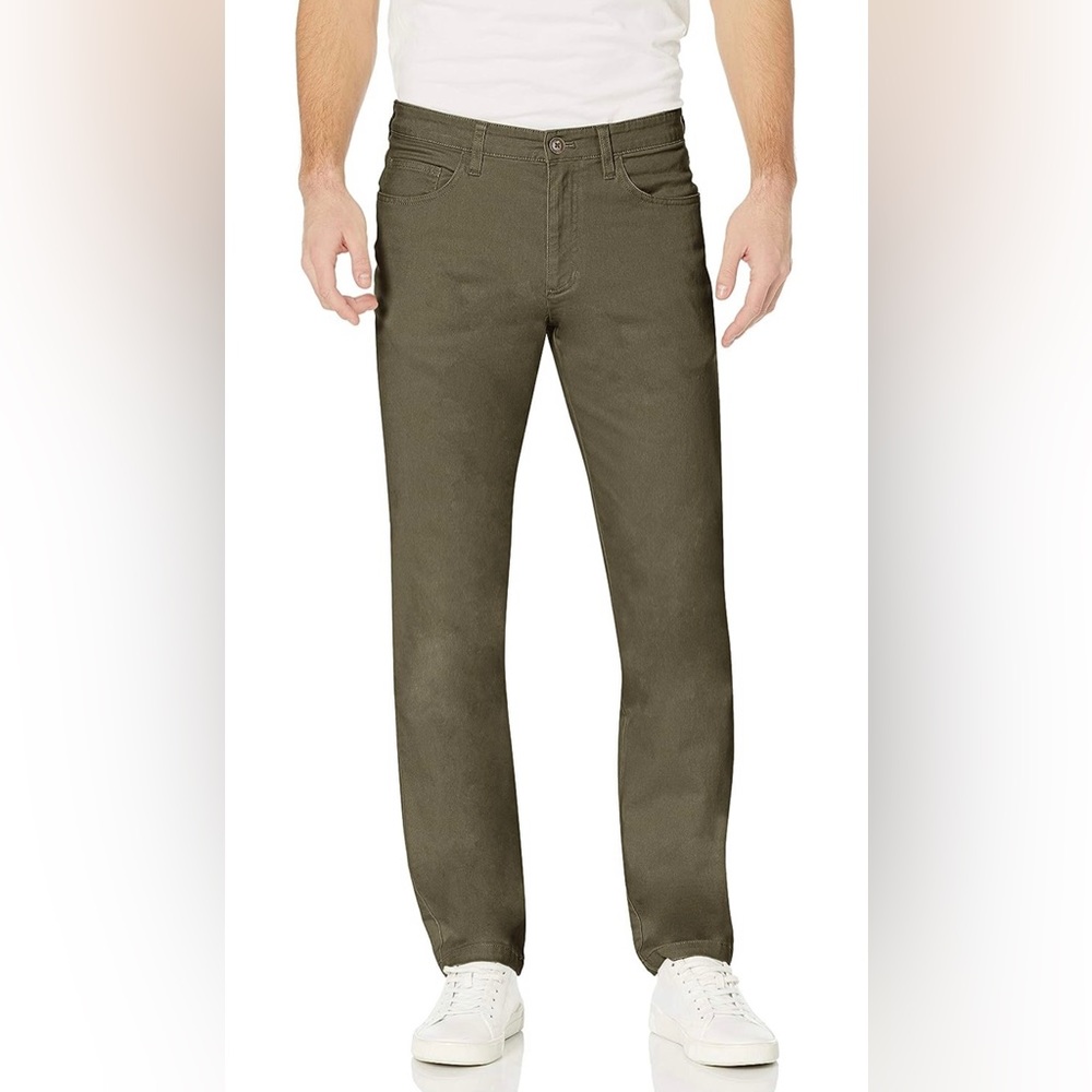 Goodthreads Men's Slim-Fit 5-Pocket Comfort Stretch Chino Pant size 32W x 36L